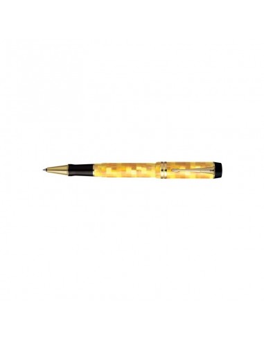  Parker Roller Duofold Mosaico giallo