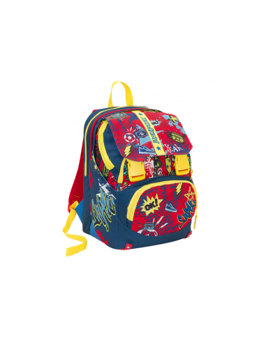 JACKPACK - SCHOOLPACK ZAINO + ASTUCCIO 3 ZIP GIRL SEVEN