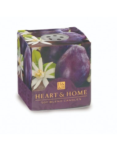 CLEARCO-HEART & HOME  prugna & boccioli di arancio  CANDELA PICCOLA 53 gr 