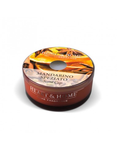 CLEARCO-HEART & HOME CANDELina scent cup mandarino speziato 38 gr 