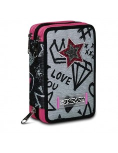 seven - astuccio  3 zip...