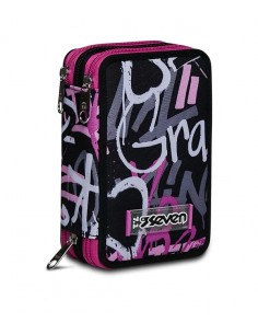 seven - astuccio  3 zip...