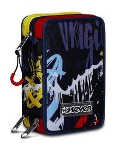 seven - astuccio  3 zip...