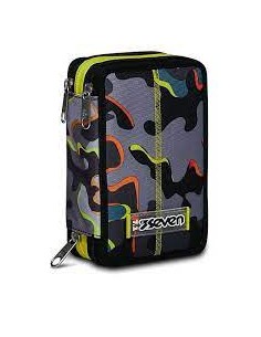 seven - astuccio  3 zip dye on