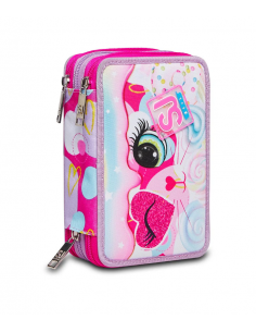 SJ - Astuccio 3 Zip Heart...