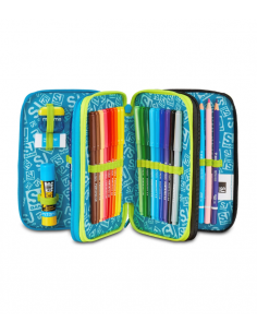 SJ - Astuccio 3 Zip Led Look 2